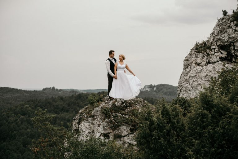 sesja poślubna góra zborów